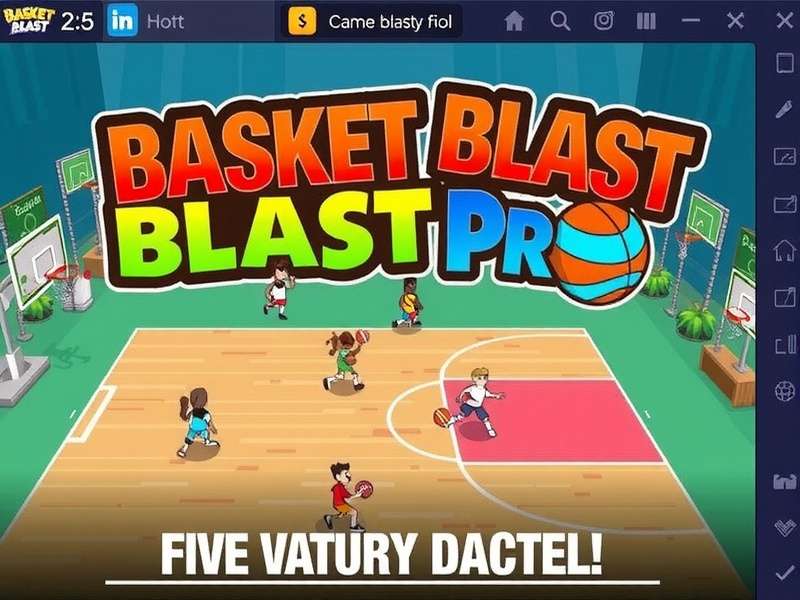 Basket Blast Pro Icon Gameplay Screenshot